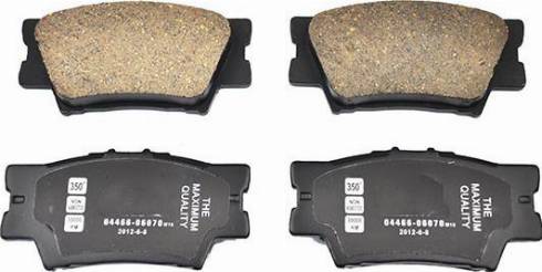 WXQP 40172 - Brake Pad Set, disc brake autospares.lv