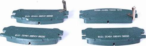 WXQP 40762 - Brake Pad Set, disc brake autospares.lv