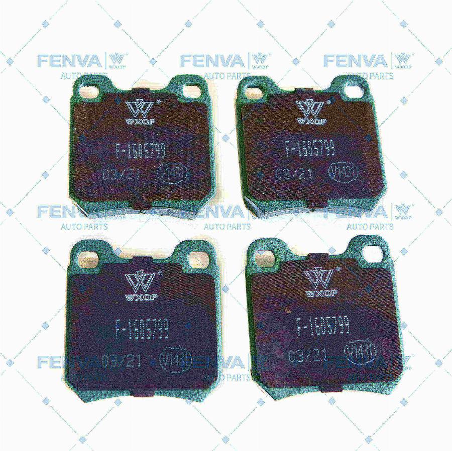 WXQP 540051 - Brake Pad Set, disc brake autospares.lv