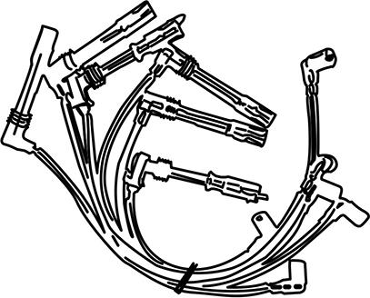 WXQP 550031 - Ignition Cable Kit autospares.lv