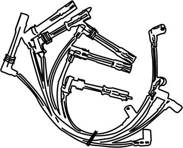 WXQP 550037 - Ignition Cable Kit autospares.lv