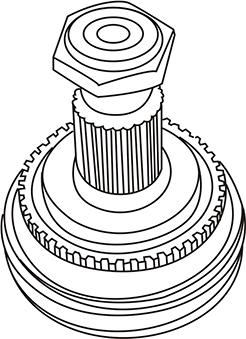 WXQP 560017 - Joint Kit, drive shaft autospares.lv