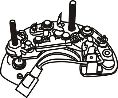 WXQP 650013 - Rectifier, alternator autospares.lv