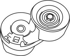 WXQP 610171 - Belt Tensioner, v-ribbed belt autospares.lv