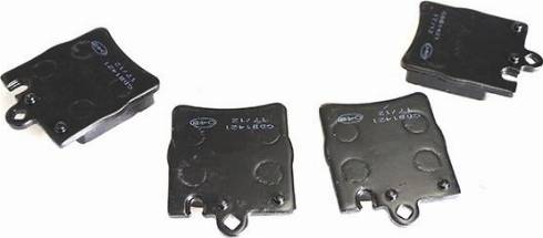 WXQP 140541 - Brake Pad Set, disc brake autospares.lv