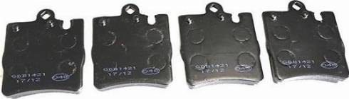 WXQP 140541 - Brake Pad Set, disc brake autospares.lv