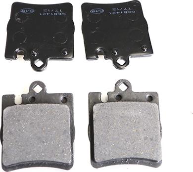 WXQP 140541 - Brake Pad Set, disc brake autospares.lv