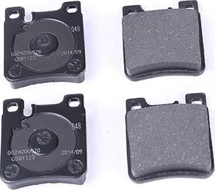 WXQP 140559 - Brake Pad Set, disc brake autospares.lv