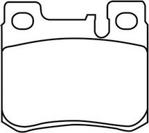 WXQP 140555 - Brake Pad Set, disc brake autospares.lv