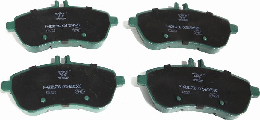 WXQP 140577 - Brake Pad Set, disc brake autospares.lv