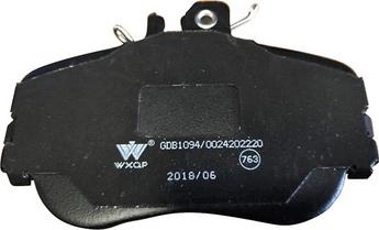 WXQP 140641 - Brake Pad Set, disc brake autospares.lv