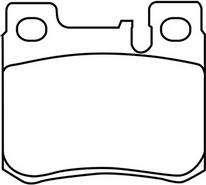 WXQP 140651 - Brake Pad Set, disc brake autospares.lv