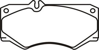 WXQP 140657 - Brake Pad Set, disc brake autospares.lv