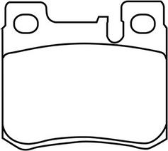 WXQP 140617 - Brake Pad Set, disc brake autospares.lv