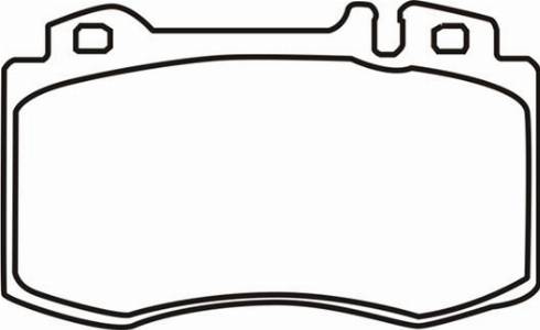 WXQP 140325 - Brake Pad Set, disc brake autospares.lv