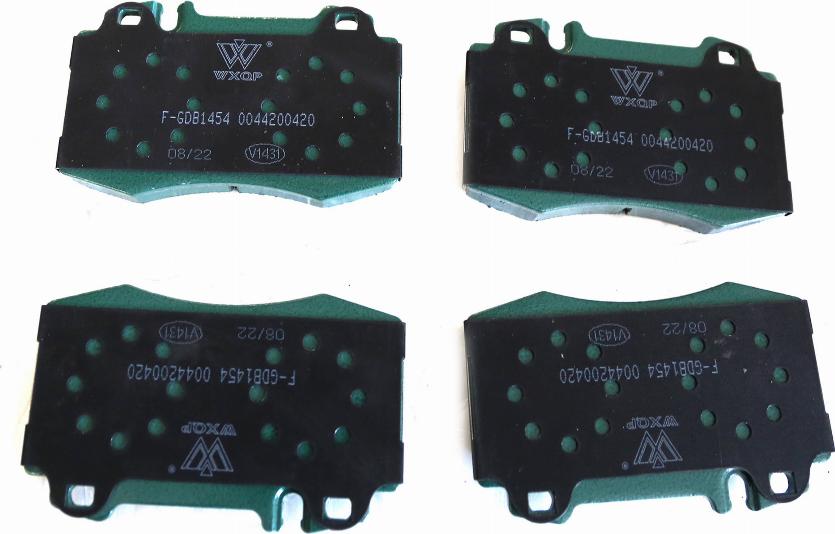 WXQP 140327 - Brake Pad Set, disc brake autospares.lv