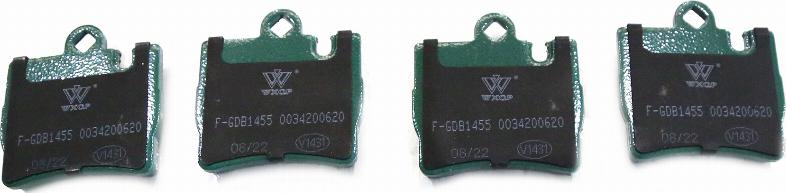 WXQP 140241 - Brake Pad Set, disc brake autospares.lv