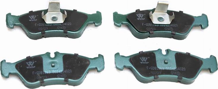 WXQP 140253 - Brake Pad Set, disc brake autospares.lv