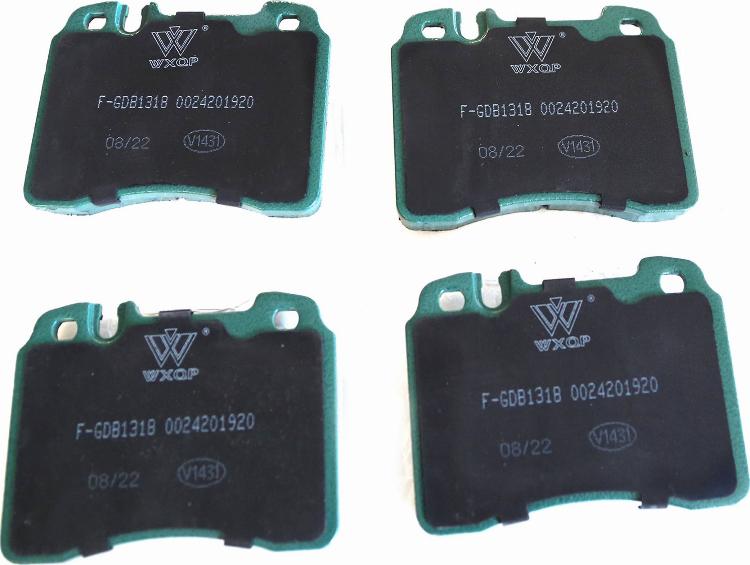 WXQP 140265 - Brake Pad Set, disc brake autospares.lv