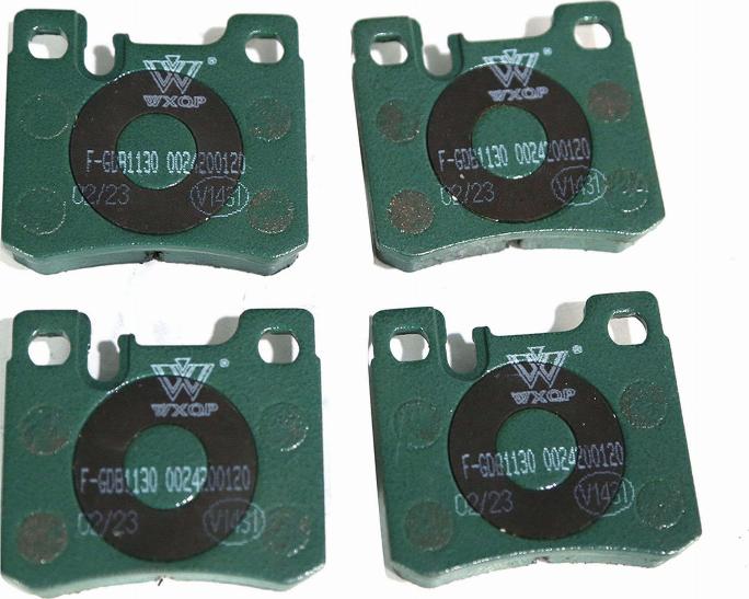 WXQP 140217 - Brake Pad Set, disc brake autospares.lv