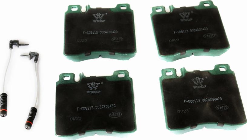 WXQP 140271 - Brake Pad Set, disc brake autospares.lv