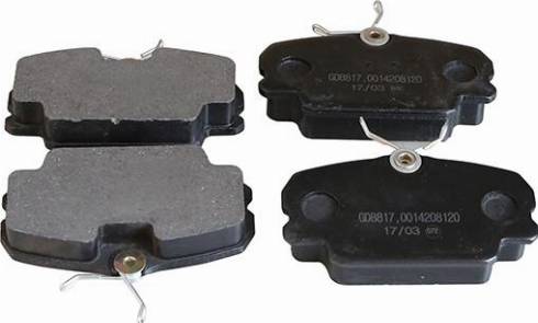 WXQP 141051 - Brake Pad Set, disc brake autospares.lv