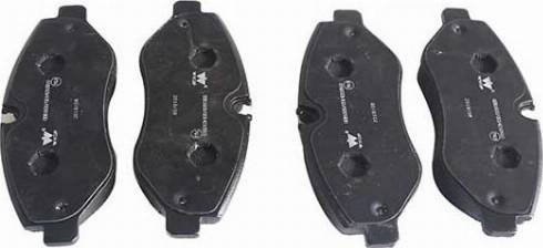 WXQP 141187 - Brake Pad Set, disc brake autospares.lv