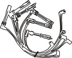 WXQP 150695 - Ignition Cable Kit autospares.lv