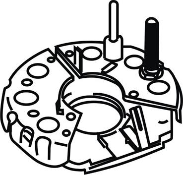 WXQP 150165 - Rectifier, alternator autospares.lv