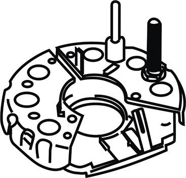 WXQP 150167 - Rectifier, alternator autospares.lv