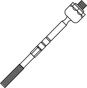 WXQP 161371 - Inner Tie Rod, Axle Joint autospares.lv