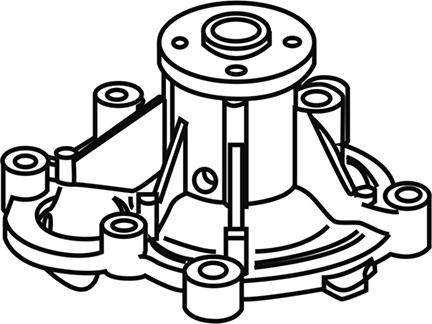 WXQP 180707 - Water Pump autospares.lv