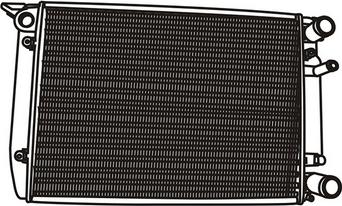 WXQP 120595 - Radiator, engine cooling autospares.lv