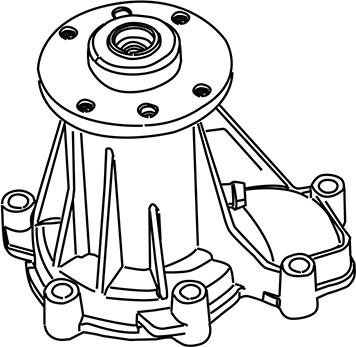 WXQP 120833 - Water Pump autospares.lv