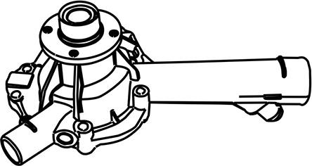 WXQP 120829 - Water Pump autospares.lv