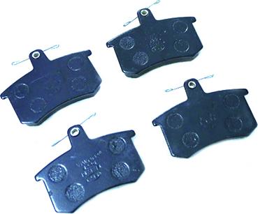 WXQP 340905 - Brake Pad Set, disc brake autospares.lv