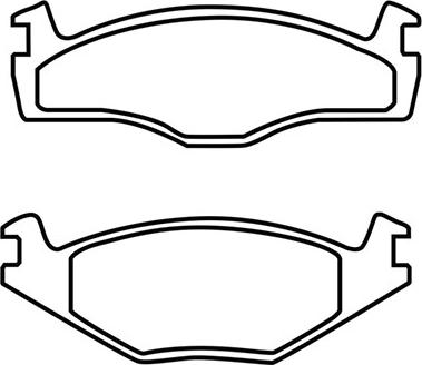 WXQP 341287 - Brake Pad Set, disc brake autospares.lv