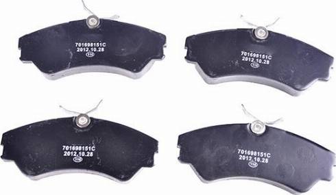 WXQP 340155 - Brake Pad Set, disc brake autospares.lv