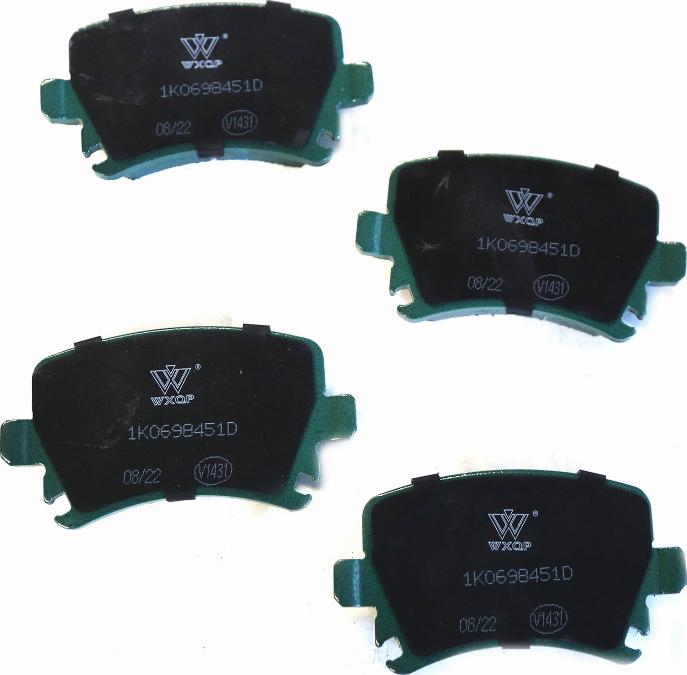 WXQP 340157 - Brake Pad Set, disc brake autospares.lv