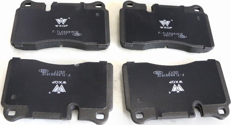 WXQP 340201 - Brake Pad Set, disc brake autospares.lv