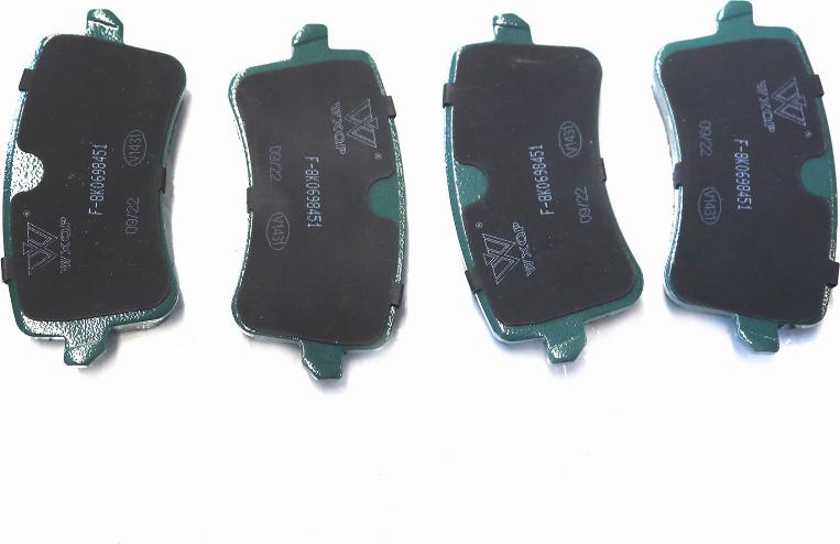 WXQP 340225 - Brake Pad Set, disc brake autospares.lv