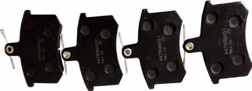 WXQP 341075 - Brake Pad Set, disc brake autospares.lv