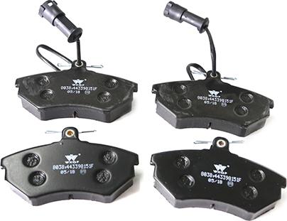 WXQP 341225 - Brake Pad Set, disc brake autospares.lv
