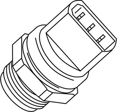 WXQP 350501 - Temperature Switch, radiator / air conditioner fan autospares.lv