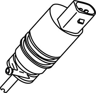 WXQP 350305 - Water Pump, window cleaning autospares.lv