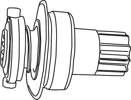 WXQP 351887 - Pinion, bendix, starter autospares.lv