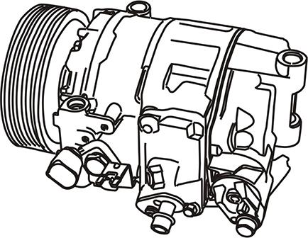 WXQP 351821 - Compressor, air conditioning autospares.lv