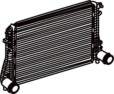 WXQP 321407 - Intercooler, charger autospares.lv