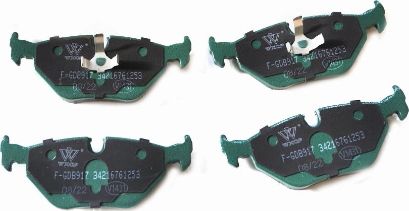 WXQP 240089 - Brake Pad Set, disc brake autospares.lv