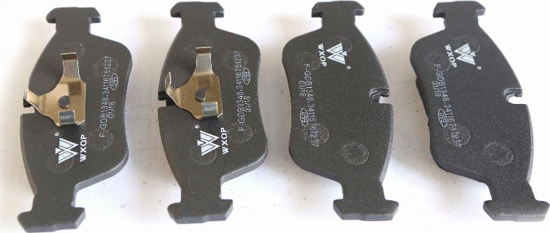 WXQP 240205 - Brake Pad Set, disc brake autospares.lv